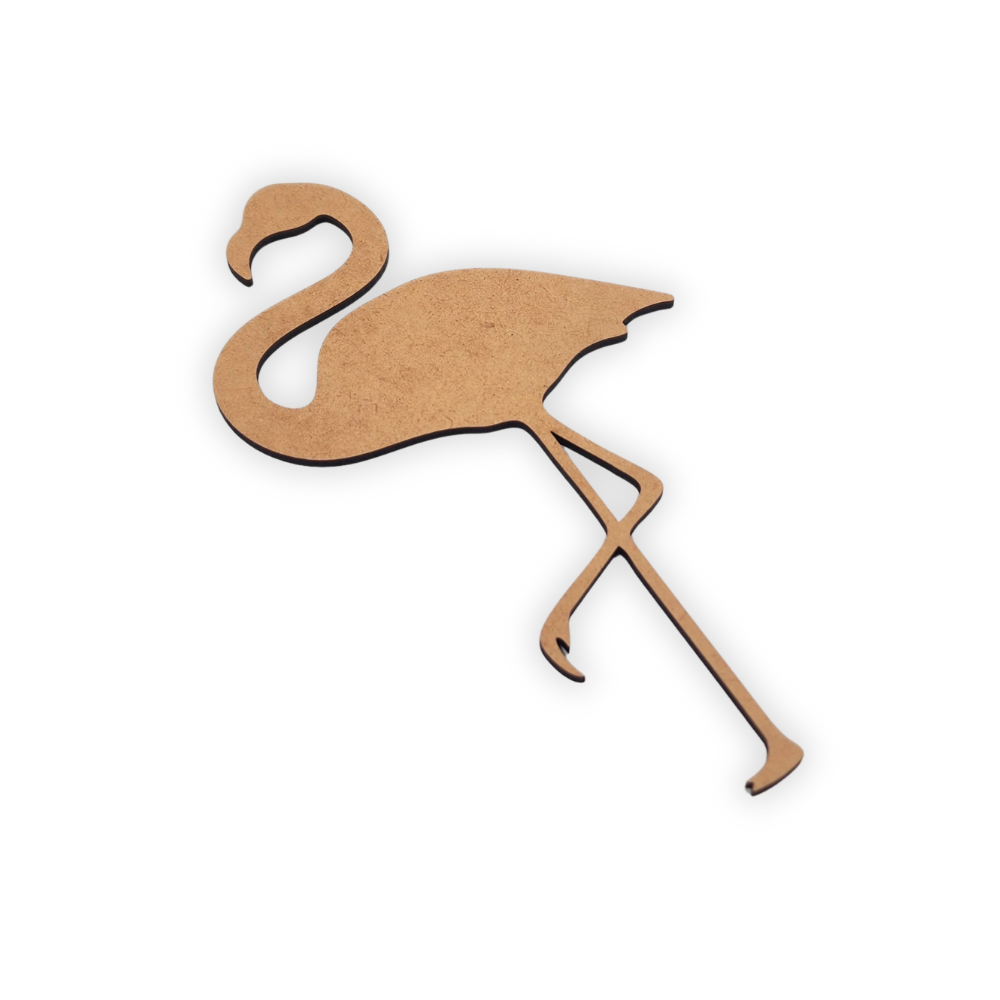 Flamingo wood craft blank