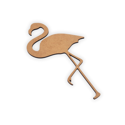 Flamingo wood craft blank