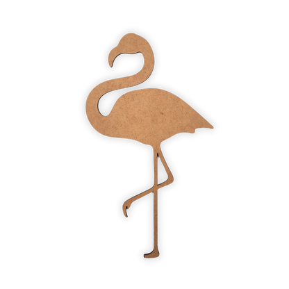 Flamingo wood craft blank