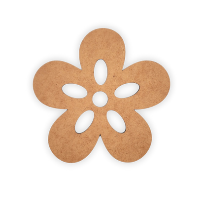 Flower wooden blank