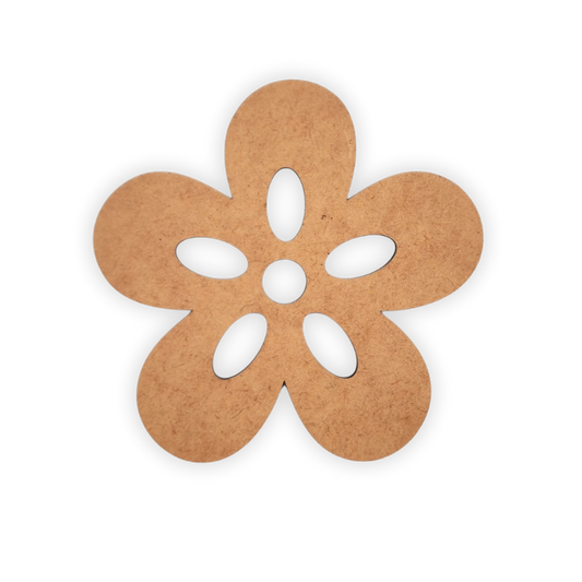 Flower wooden blank