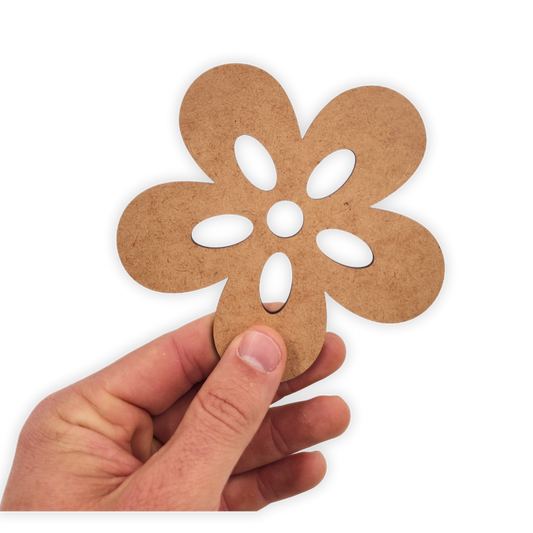 Flower wooden blank
