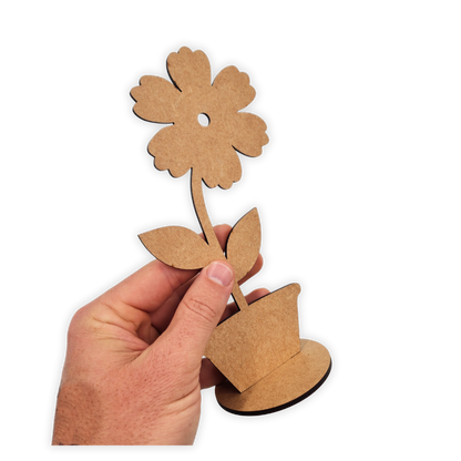 Flower in Pot - Self Standing