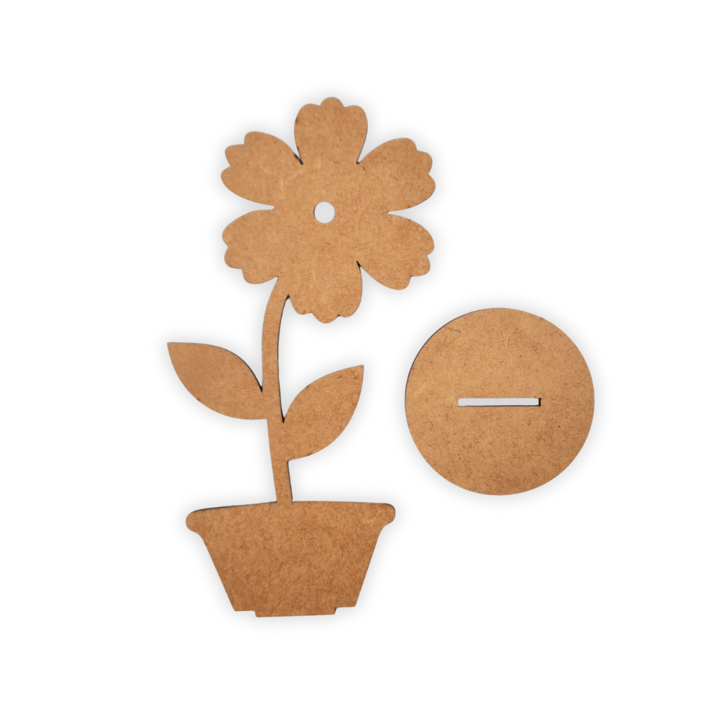 Flower in Pot - Self Standing