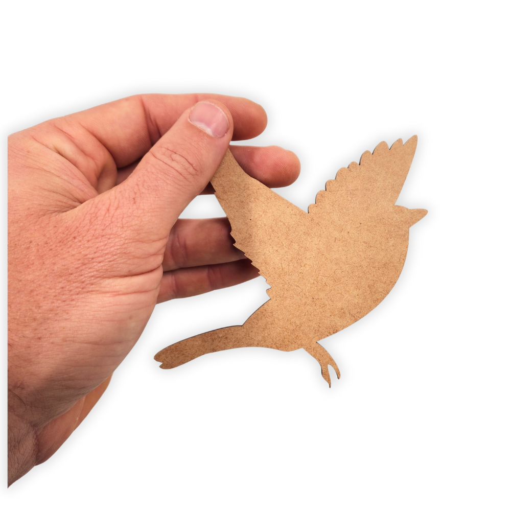 Bird flying wood blank to paint