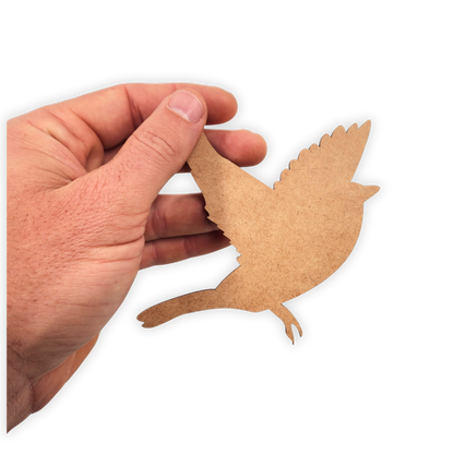 Bird flying wood blank to paint