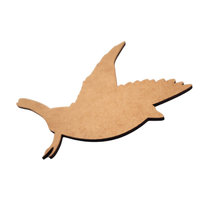 Bird flying wood blank to paint