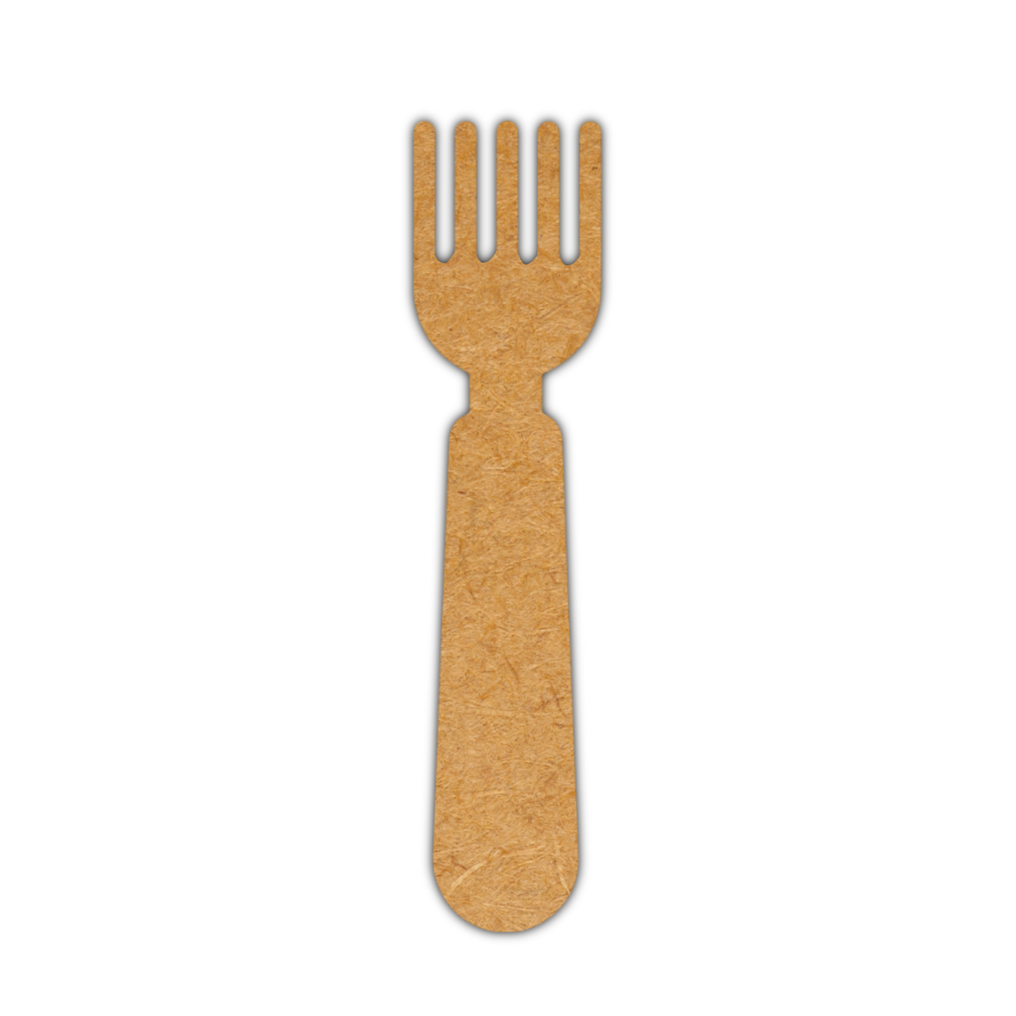 Laser cut Fork blank on MDF