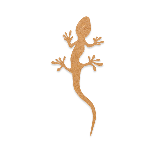 Our gecko blank is intricately cut from 3mm MDF wood