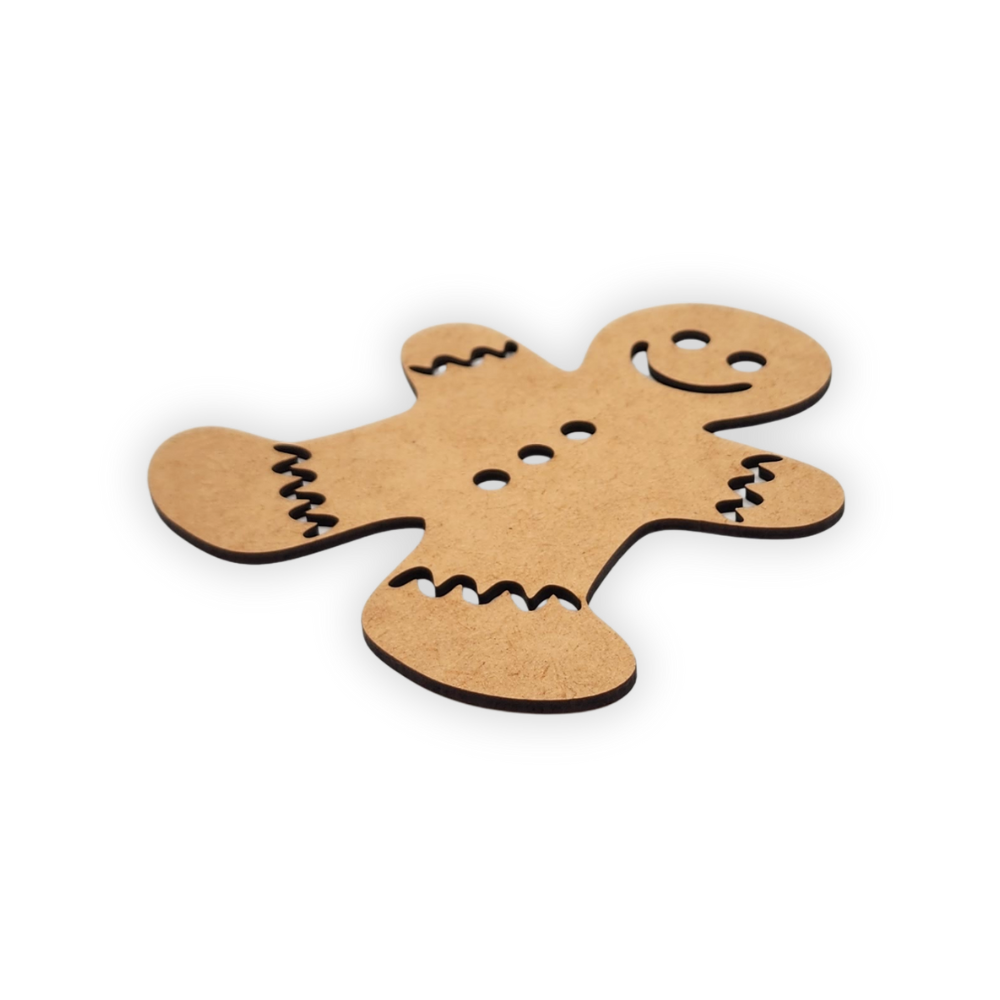 Christmas Gingerbread Man wood blank for painting