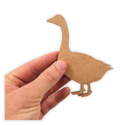 Goose wooden laser cut blank