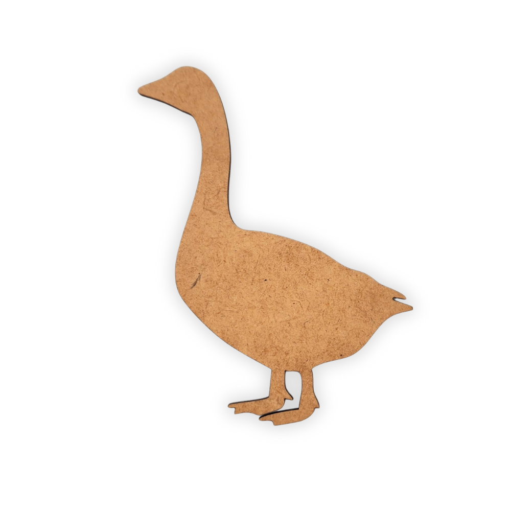 Goose wooden laser cut blank