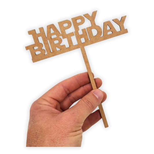 Happy Birthday Cake Topper