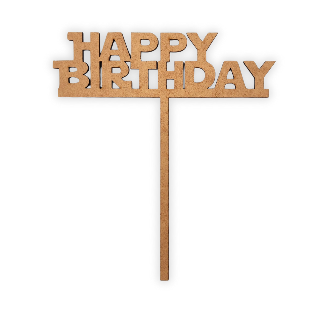 Happy Birthday Cake Topper