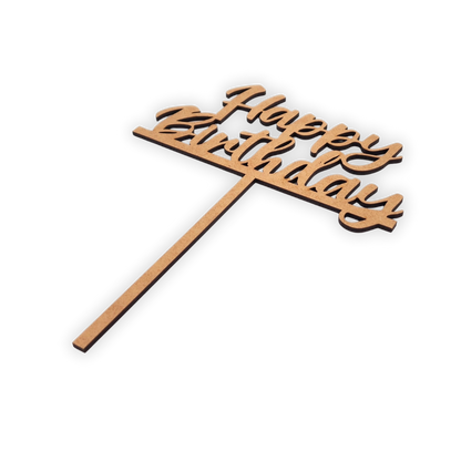 Happy birthday cake topper