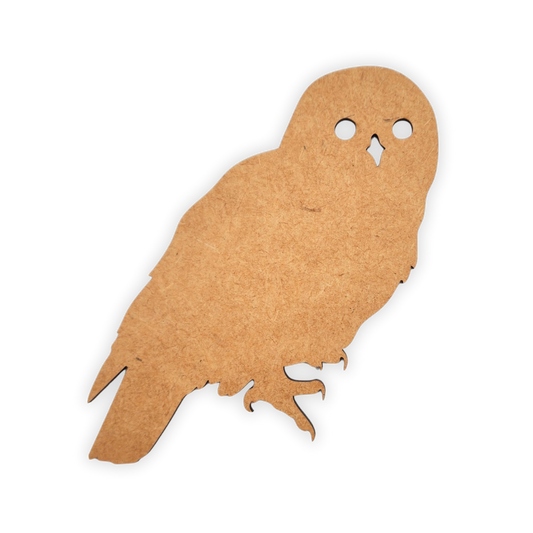 Harry Potter wooden blank party cutout of Hedwig the owl