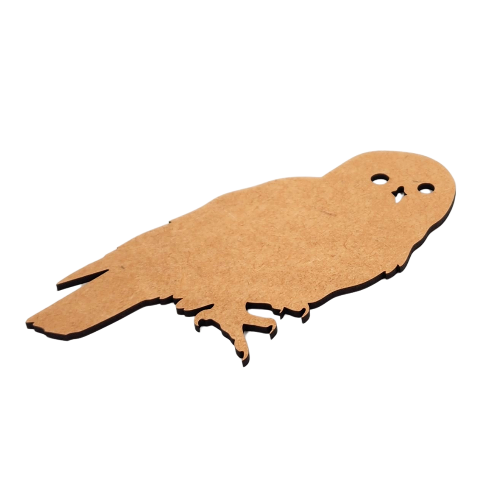 Harry Potter wooden blank party cutout of Hedwig the owl