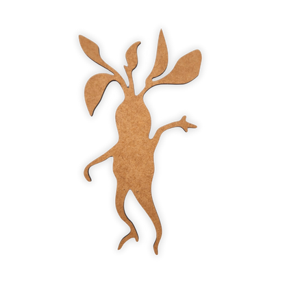 Harry Potter mandrake wood blank cutout for kids parties