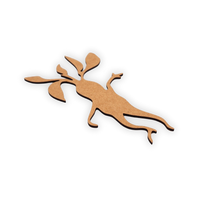 Harry Potter mandrake wood blank cutout for kids parties