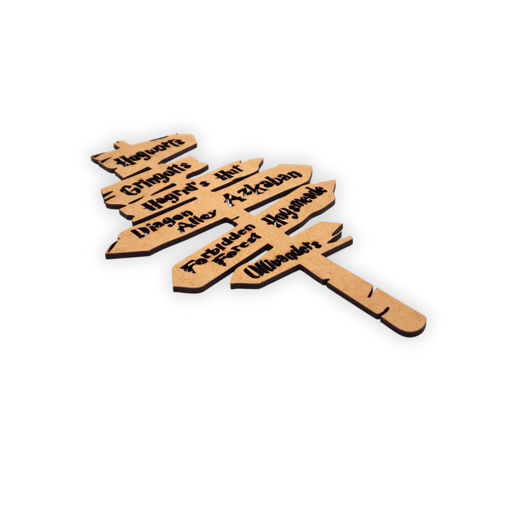 Harry Potter Hogwarts road sign