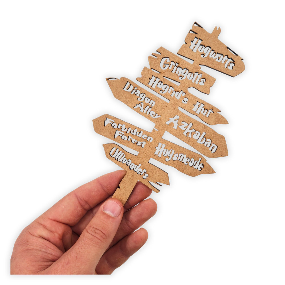 Harry Potter Hogwarts road sign