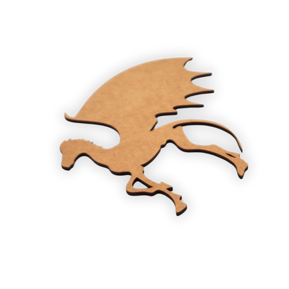 Harry Potter wooden blank party cutout of a Thestrel