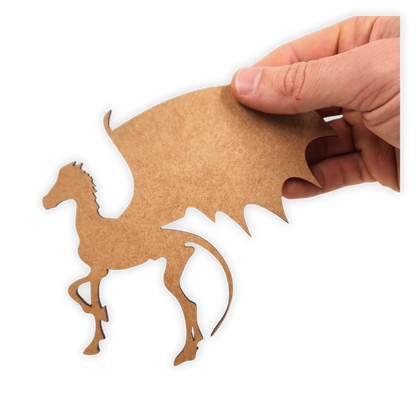 Harry Potter wooden blank party cutout of a Thestrel