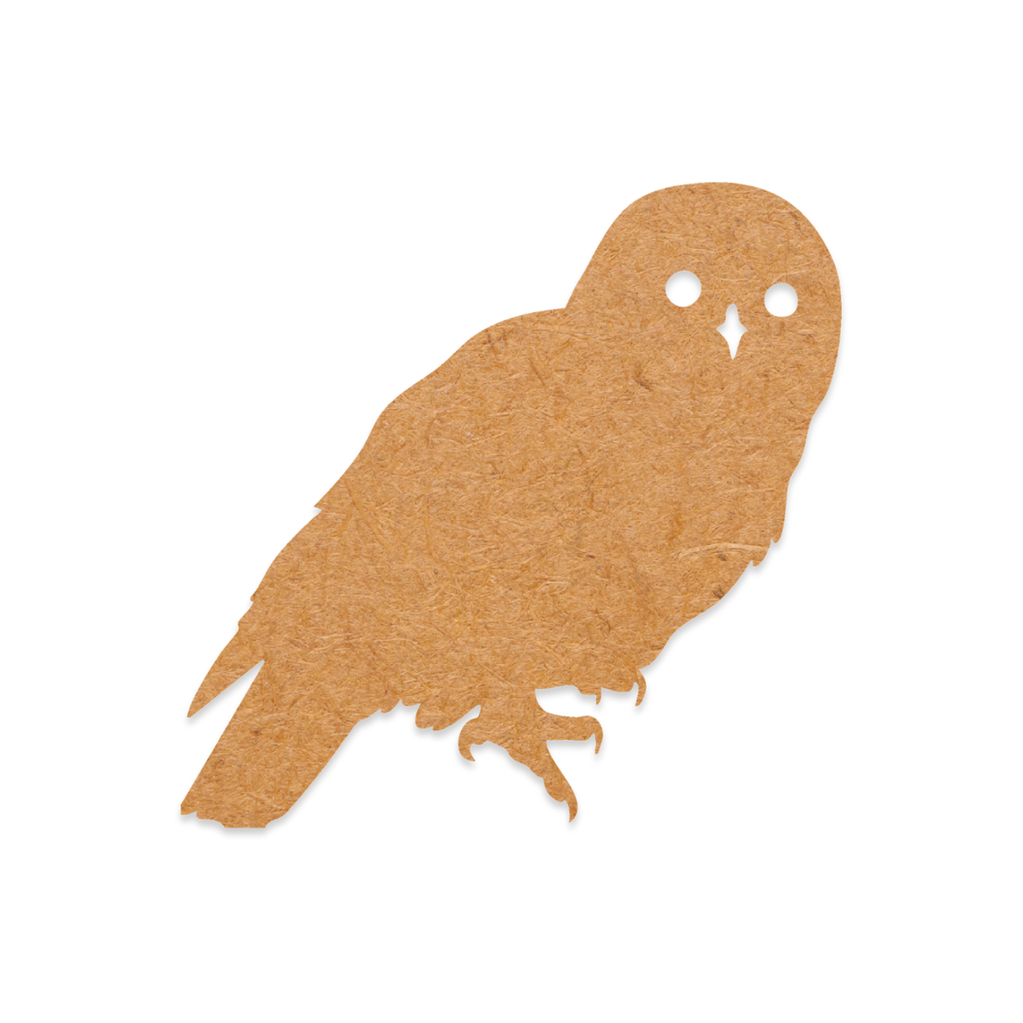 Our hedwig blank is intricately cut from 3mm MDF wood