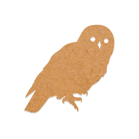 Our hedwig blank is intricately cut from 3mm MDF wood