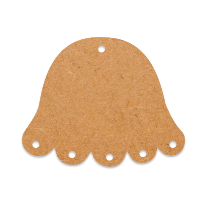 Our jelly fish is intricately cut from 3mm MDF wood.