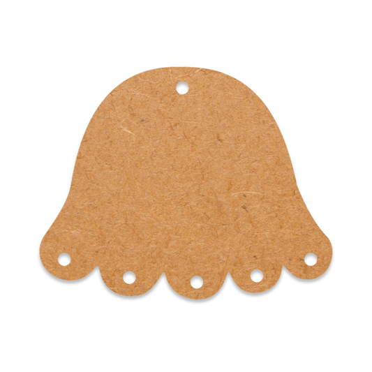 Our jelly fish is intricately cut from 3mm MDF wood.