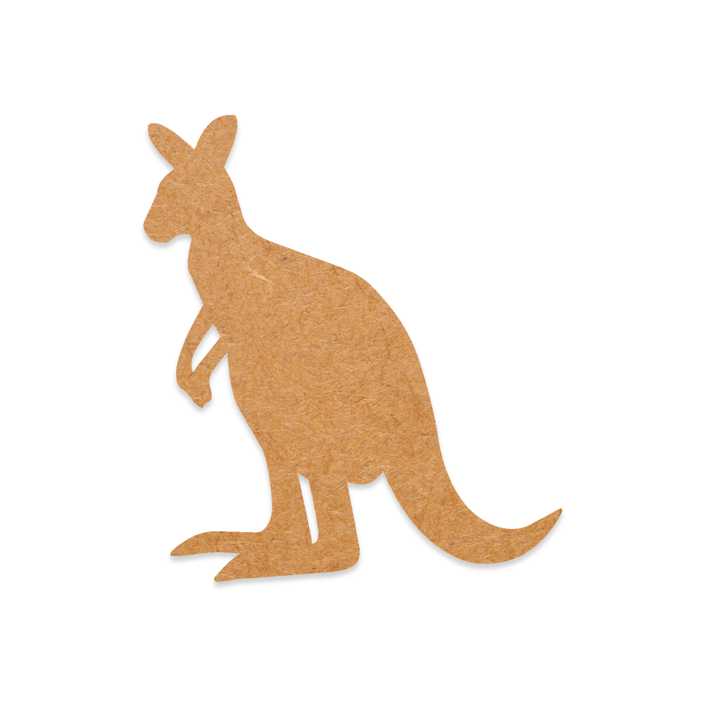 Our Kangaroo is intricately cut from 3mm MDF wood.