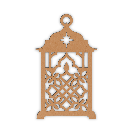 Lantern wood laser cutout