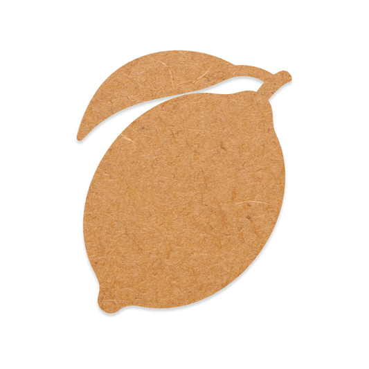 Our Lemon blank is intricately cut from 3mm MDF wood.
