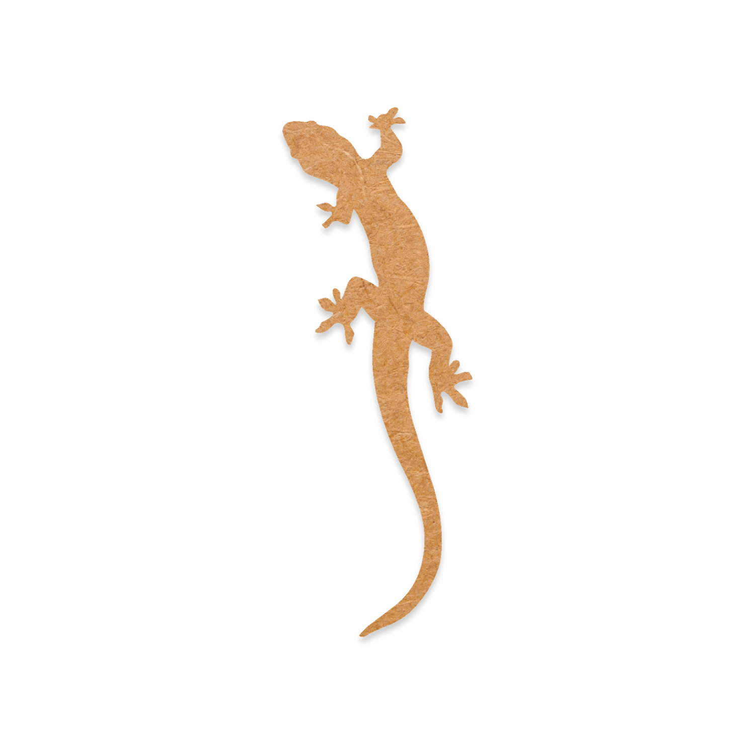 Our lizard blank is intricately cut from 3mm MDF wood