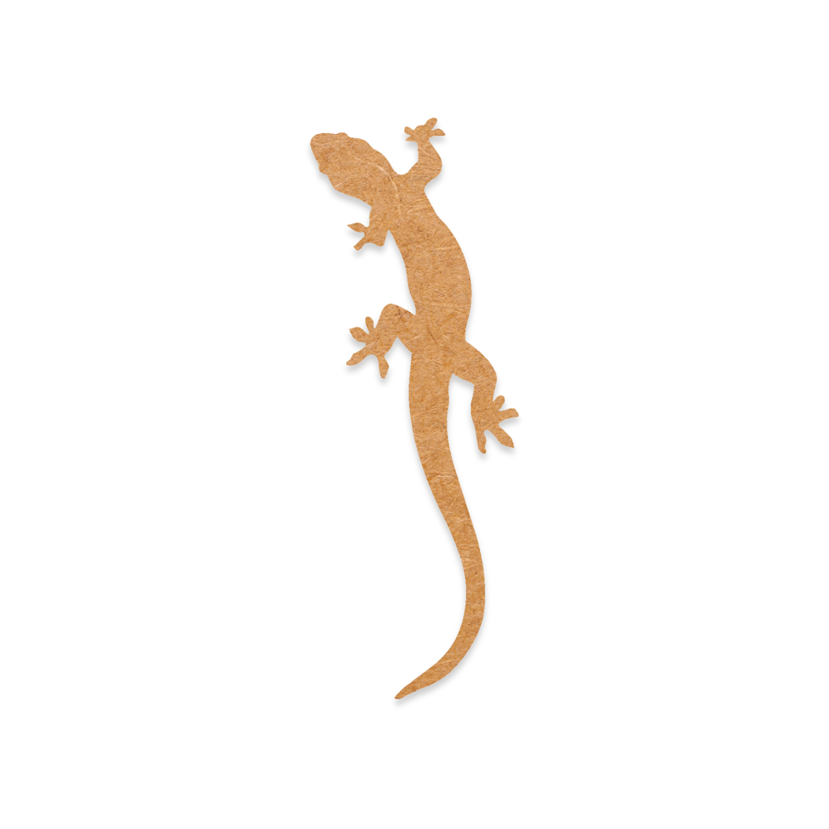 Our lizard blank is intricately cut from 3mm MDF wood