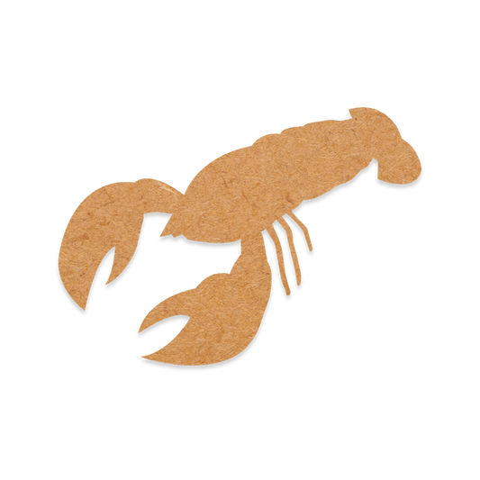 Our Lobster is intricately cut and from 3mm MDF wood.
