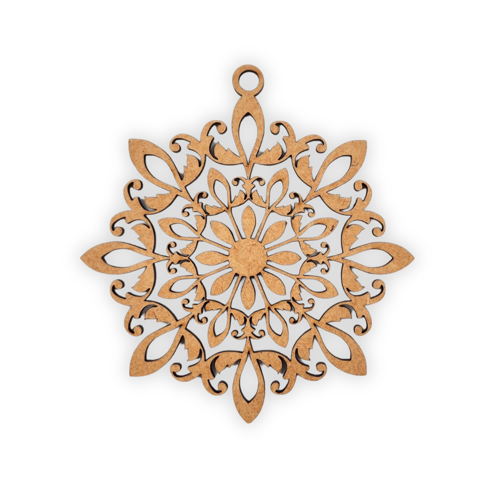 Decorative mandala wood shape