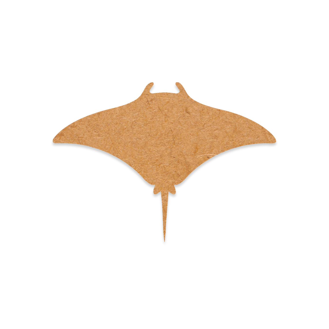 Our Manta Ray is intricately cut and from 3mm MDF wood.
