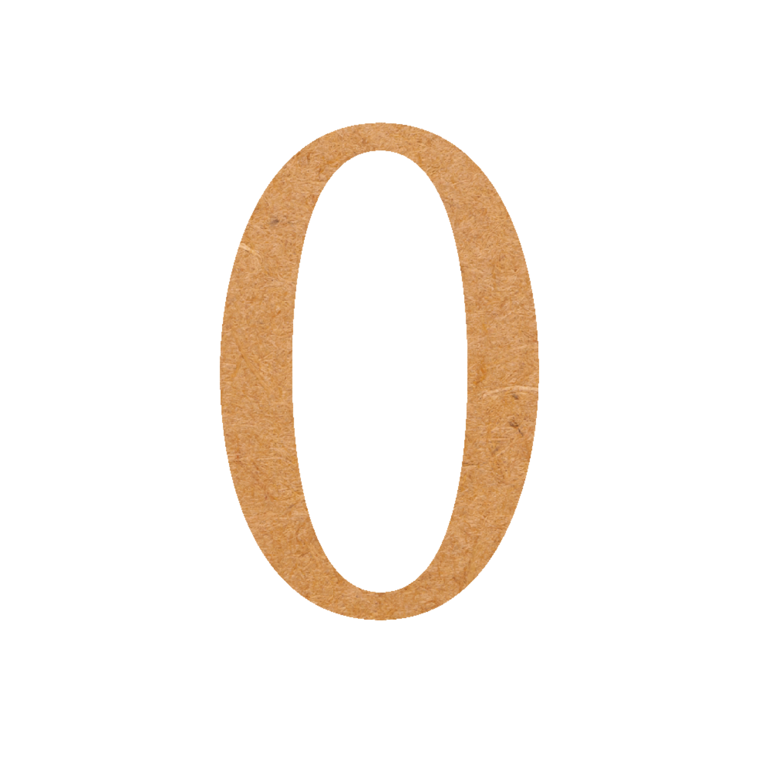 Our Zero blank is cutout of 3mm MDF wood.