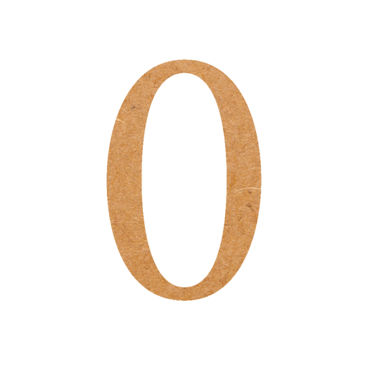 Our Zero blank is cutout of 3mm MDF wood.