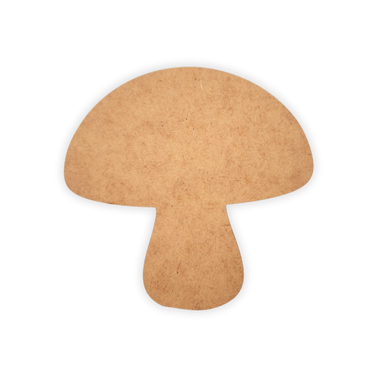 Fruit and vegetable mushroom wood cutout
