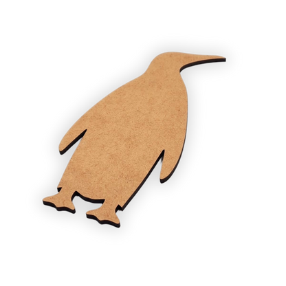 Penguin bird blank wood cutout