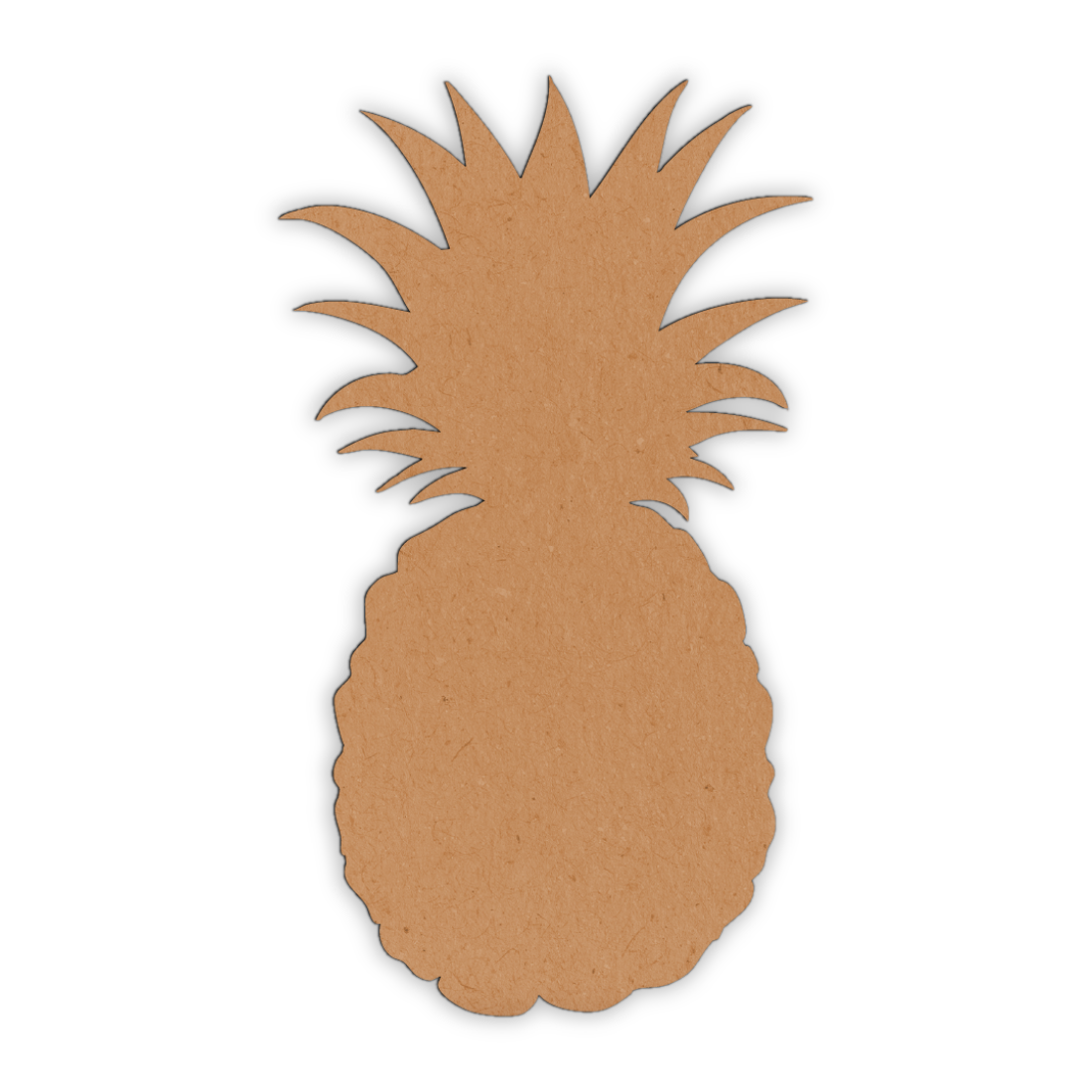 Pineapple wooden cutout