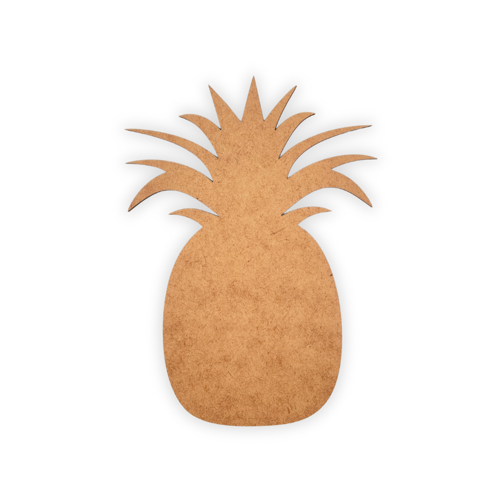 Pineapple wood blank cutout