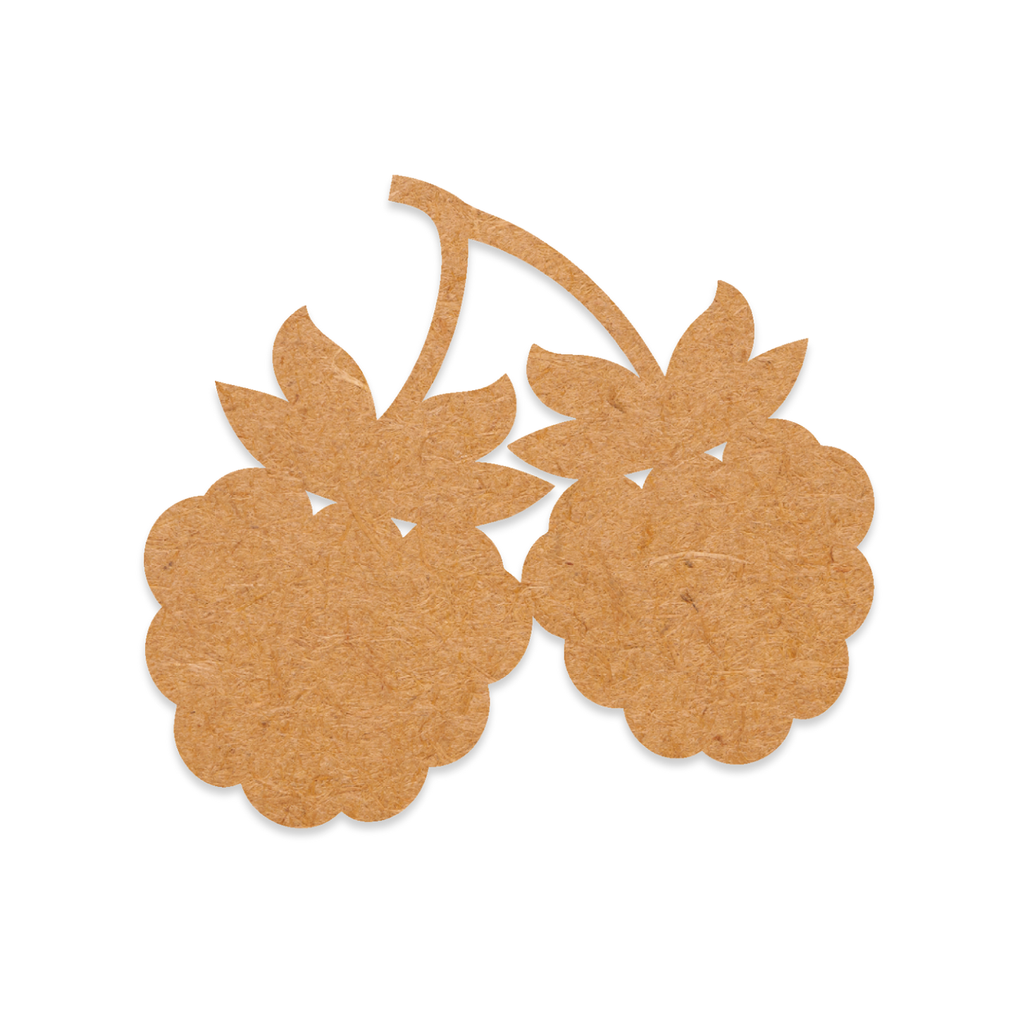 Our raspberry bunch blank is intricately cur from 3mm MDF wood