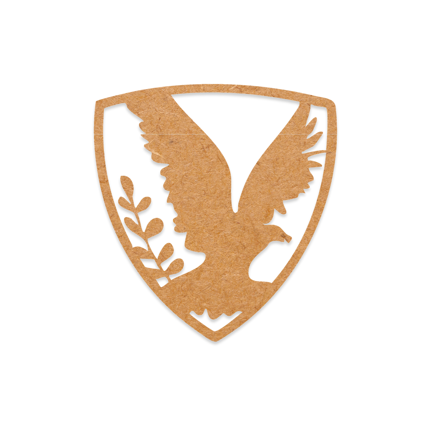 Our ravenclaw crest blank is intricately cut from 3mm MDF wood