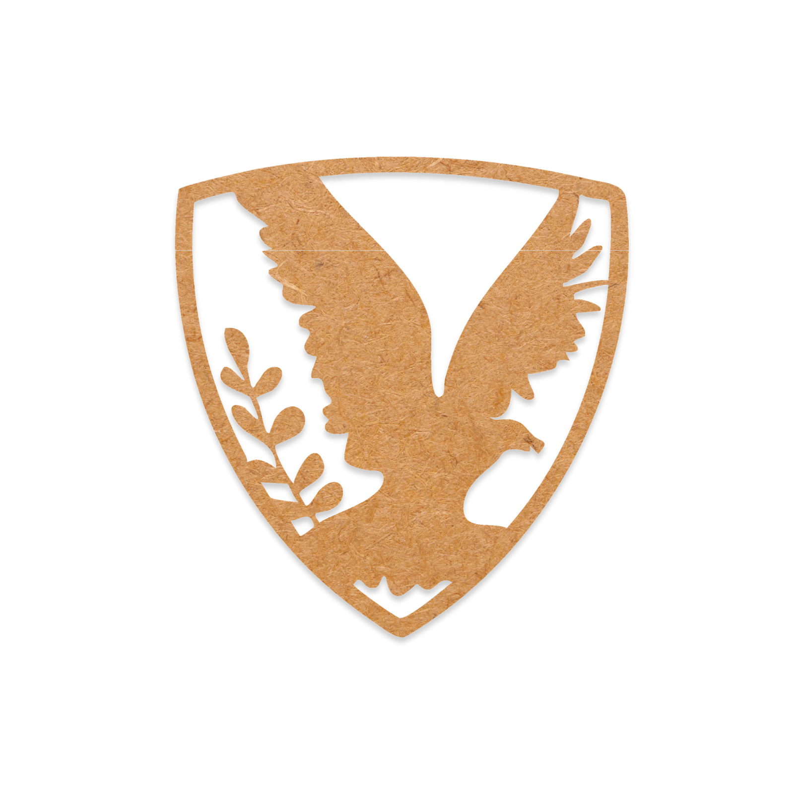 Our ravenclaw crest blank is intricately cut from 3mm MDF wood