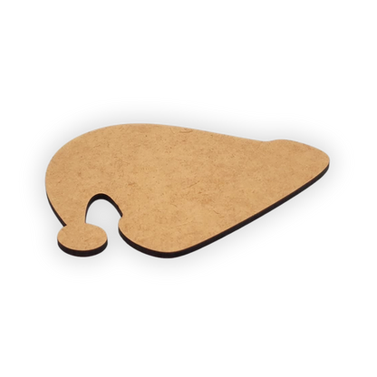 Santa Christmas Hat wood blank