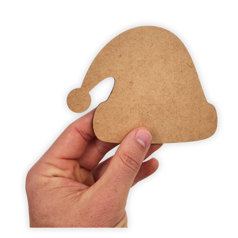 Santa Christmas Hat wood blank